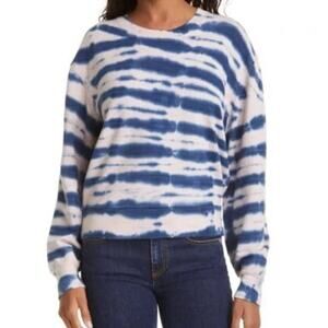 Rails Ramona Striped Indigo Tie Dye Sweater Women's Size XL New With Tags